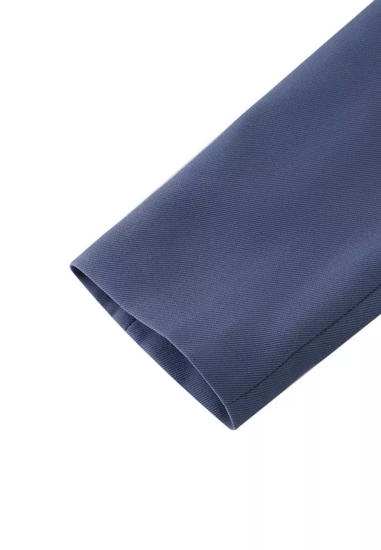 Polyester 修身西裝外套