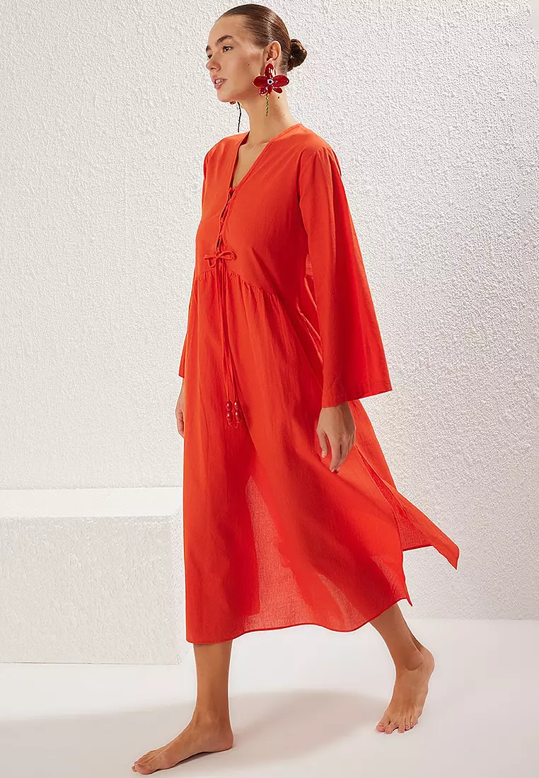 Cotton Beach Midi Dress