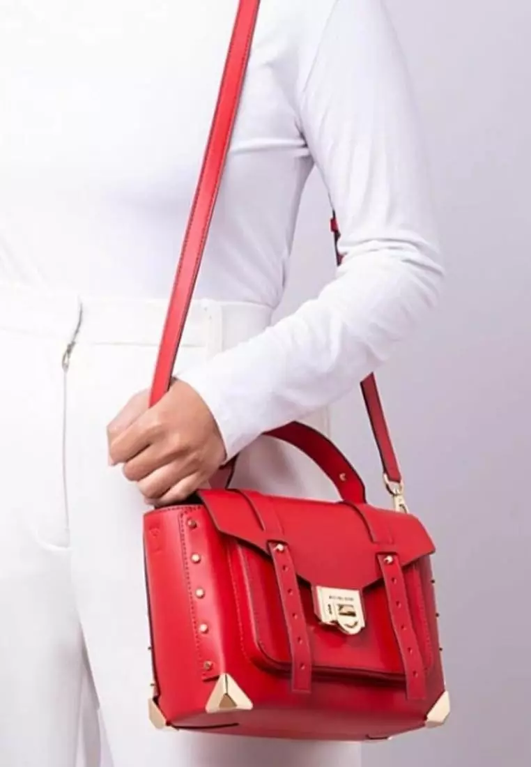 Mk manhattan best sale medium leather satchel