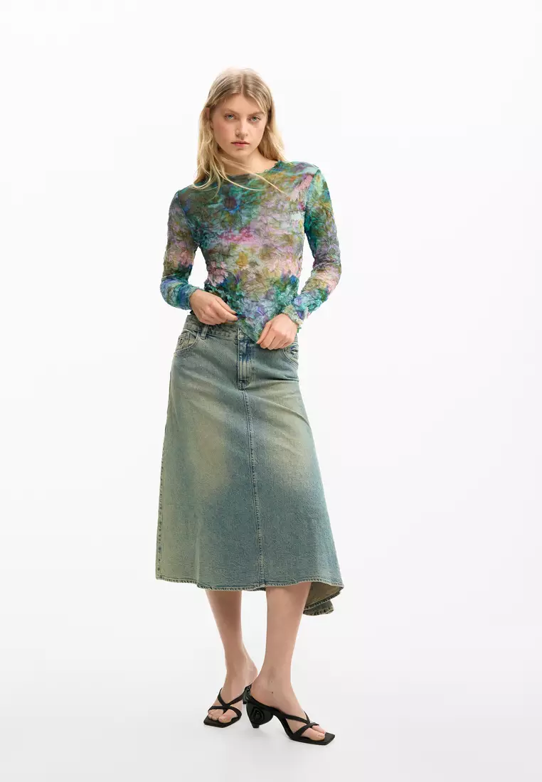 Garden texture blouse