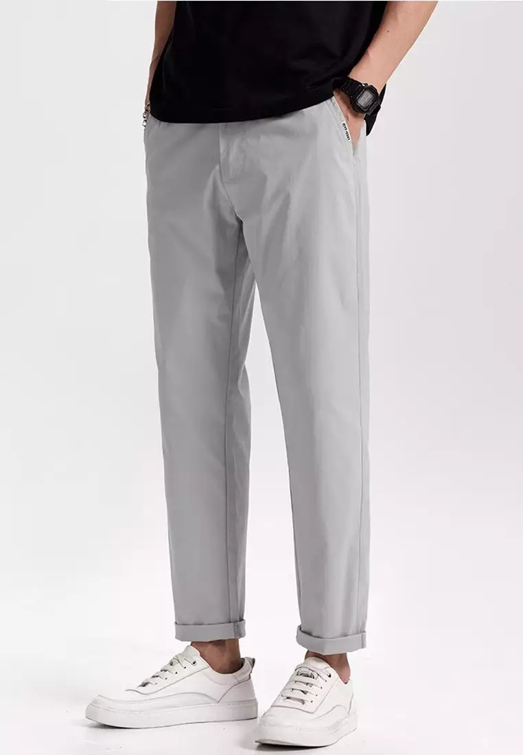 Elasticated Waist Slim Pants