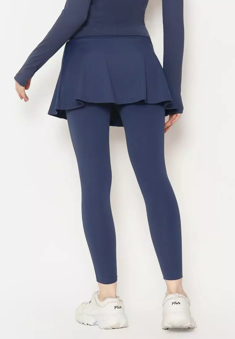 Fitwear - Rok + Legging Olahraga Wanita BEATRIX 2 TONE - NAVY
