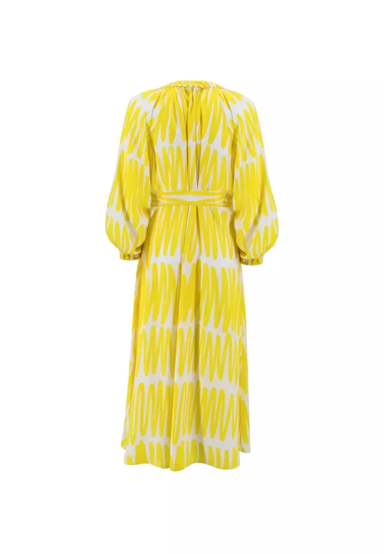Buy Kiton KITON - Dress - Yellow 2024 Online | ZALORA Singapore