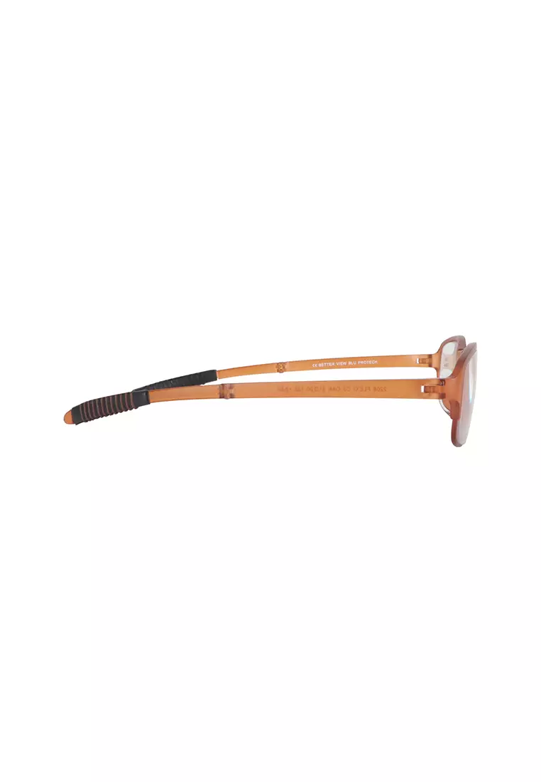 FLEXI (C2- Oak) +1.25 Anti-Radiation Foldable Reading Glasses for Women/Men
