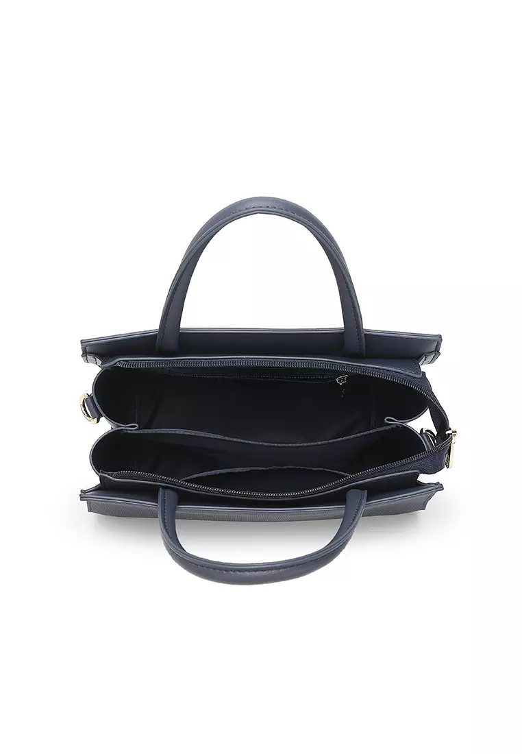 Women's Top Handle Bag / Sling Bag / Crossbody Bag / Shoulder Bag (Tas Tangan / Tas Selempang / Tas Bahu) - Biru