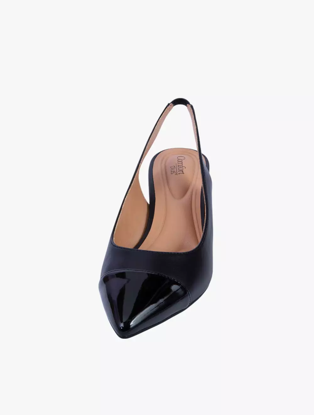 Payless Comfort Plus By Predictions Womens Kittie Captoe Heels - Black_04