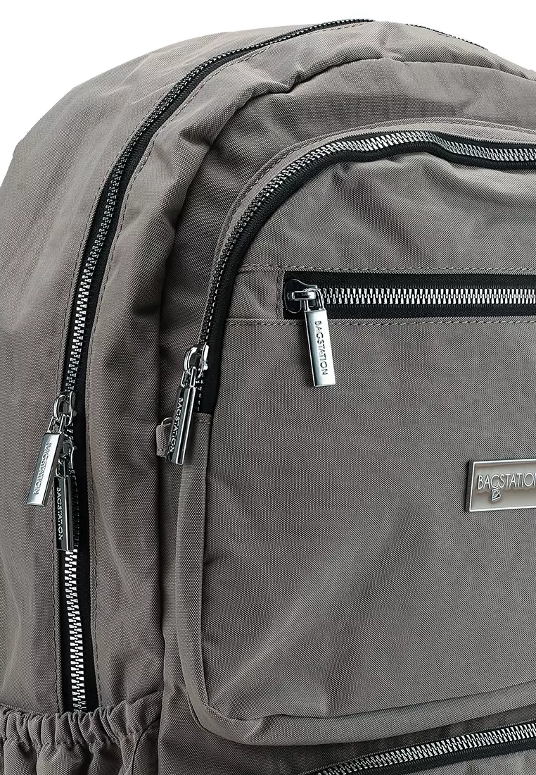 Metallic Series Crinkle Nylon Backpack