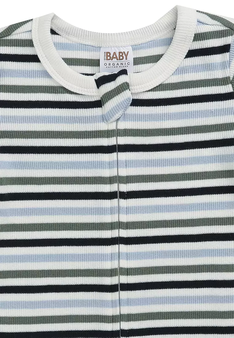 The Short Sleeves Zip Romper