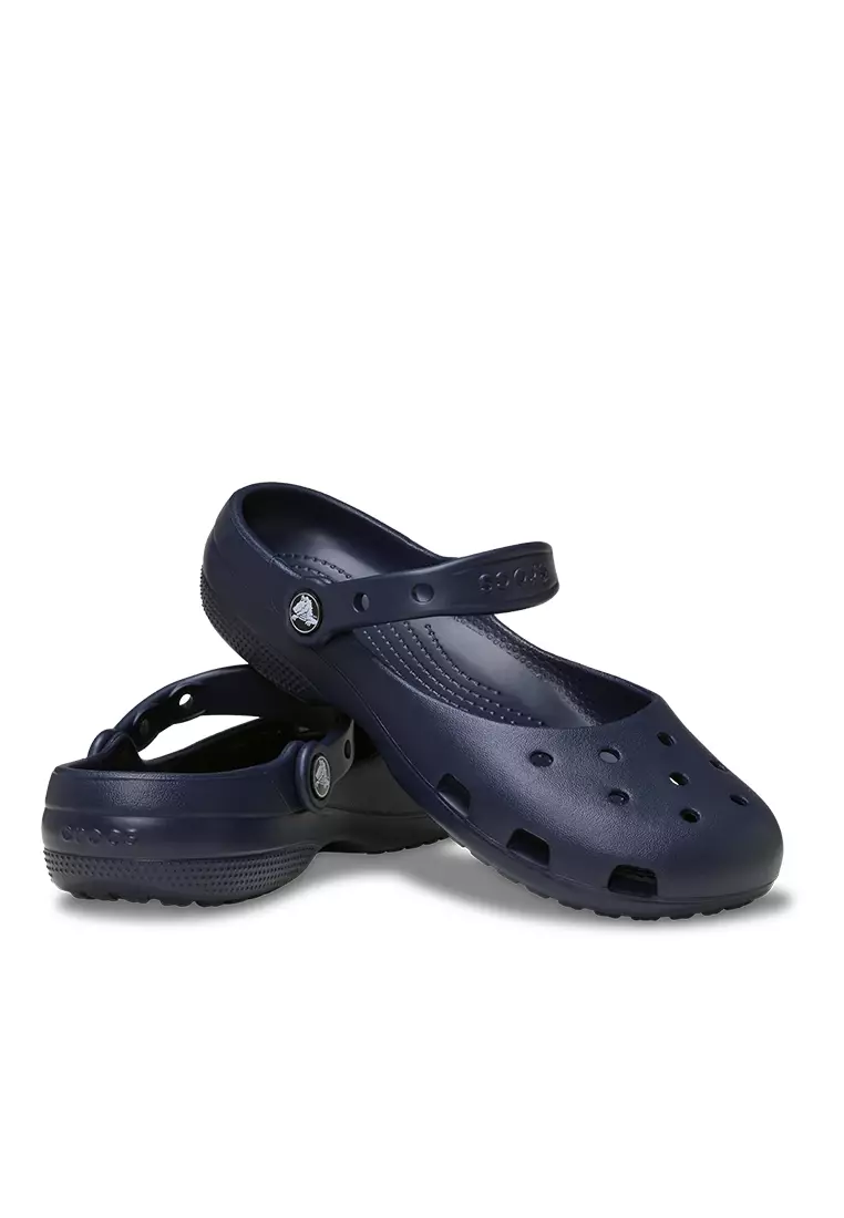 [Get 1 Size Down] Crocs Women Classic Ballet - Navy
