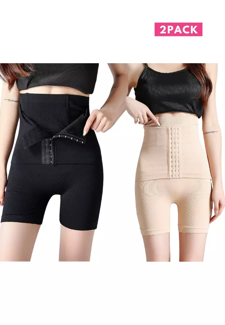 Breathable waist trainer long 2 pack