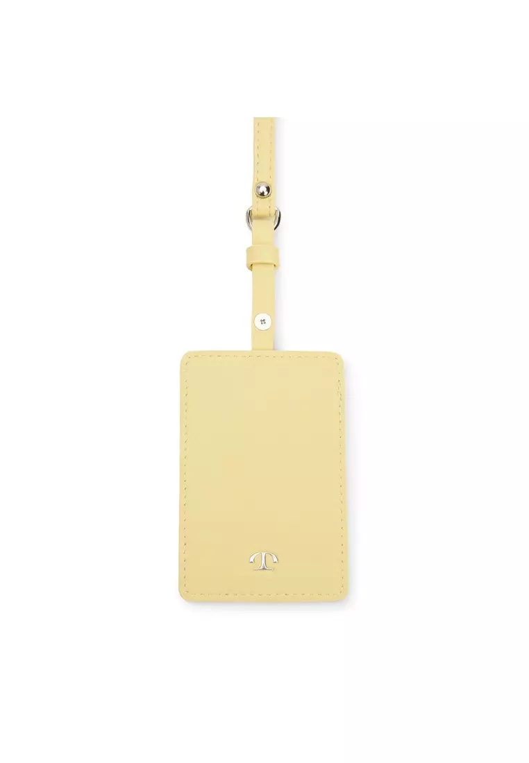 Staple Card Holder with Lanyard