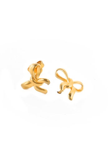 TOMEI gold TOMEI Sweet Petite Earrings, Yellow Gold 916 (9Q-YG1193E-1C) (2.25G) 55AC3ACCF5CC9BGS_1
