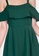 ZALORA WORK green Square Neck Pleated Playsuit EA193AA2F83296GS_3
