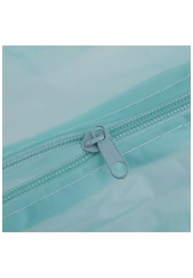 Erley Tas Perlengkapan Mandi Kosmetik Make Up Motif Floral Waterproof  Material PVC ORIGINAL - Green