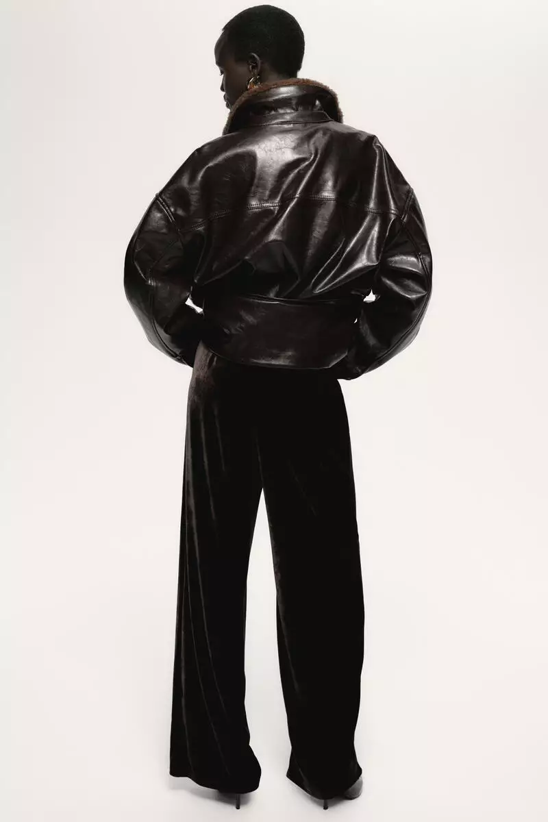 Velour trousers