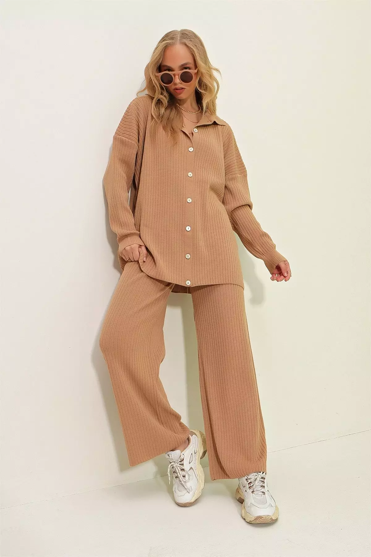 Knitted Top & Bottom Set