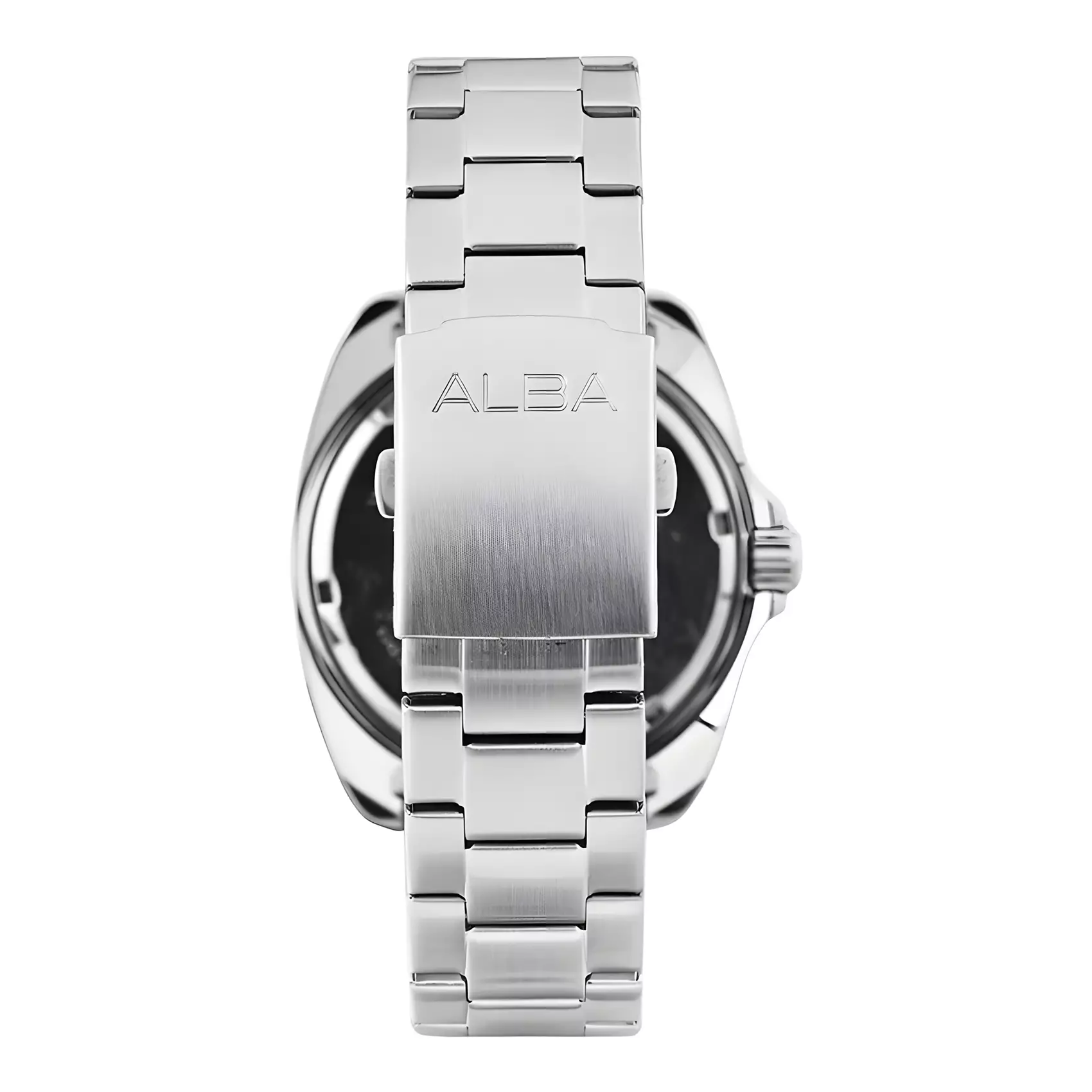 Alba Active - Jam Tangan Analog Pria - Black Dial - Silver Stainless Steel - AS9M99X1