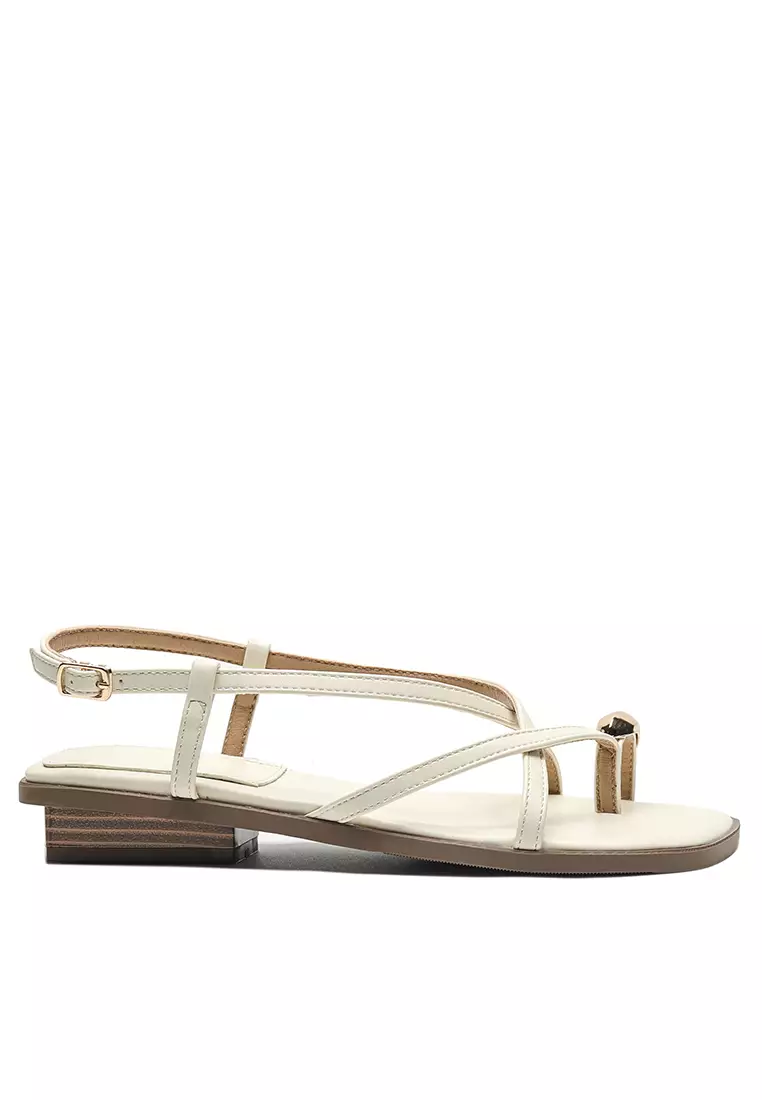 Discount on Twenty Eight Shoes  shoes - SKU: 2CM Cross Strap Clip Toe Sandals WW288-3