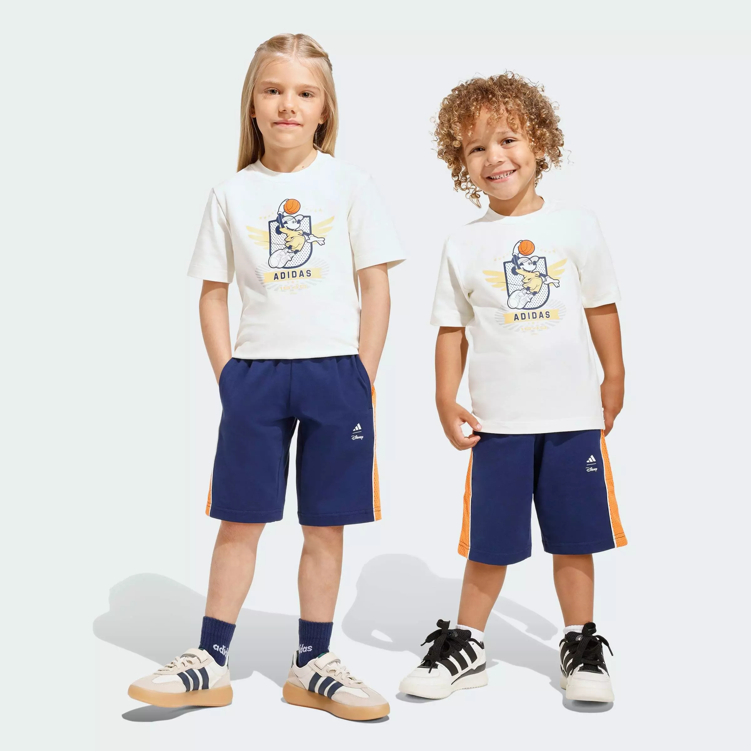 Disney x ADIDAS Mickey Mouse Shorts & T-Shirt Kids Set