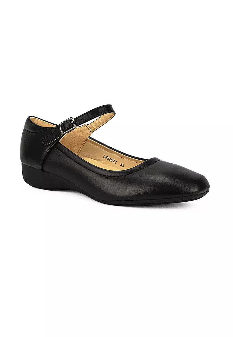 Discount on Mario D' boro Runway  shoes - SKU: Women's Flats School Shoes LW 24872 Black C33