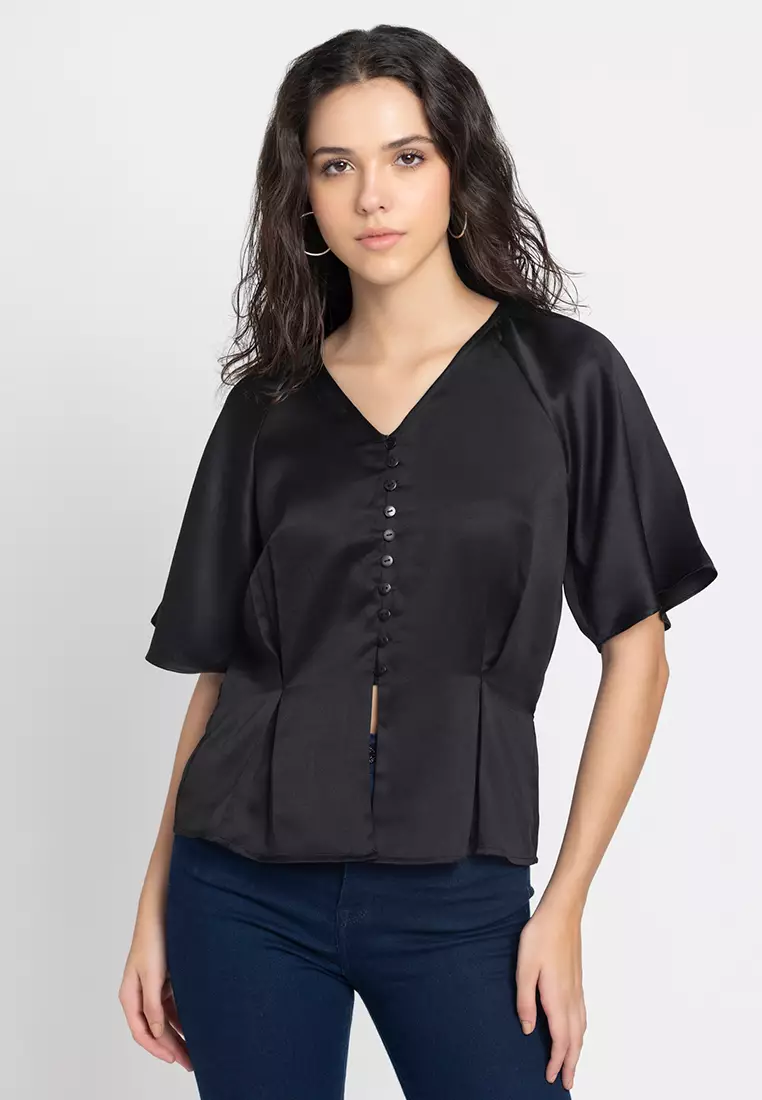 Buy Black Tops for Women by Shaye Online