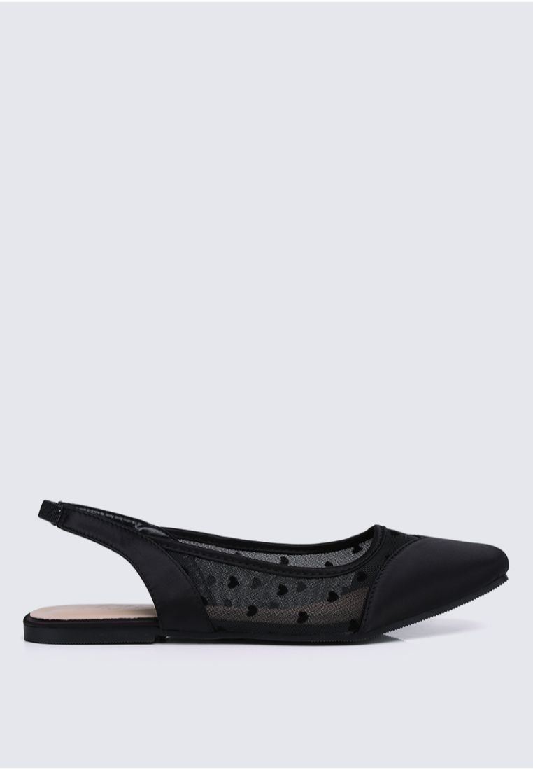 My Ballerine My Valentine Comfy Ballerina In Black