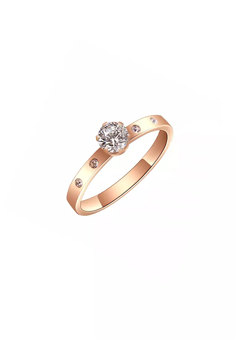 CELOVIS - Arwen Zirconia Ring in Rose Gold