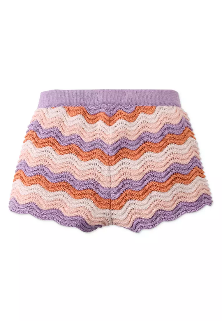 Baby Anastasia Wavey Striped Shorts