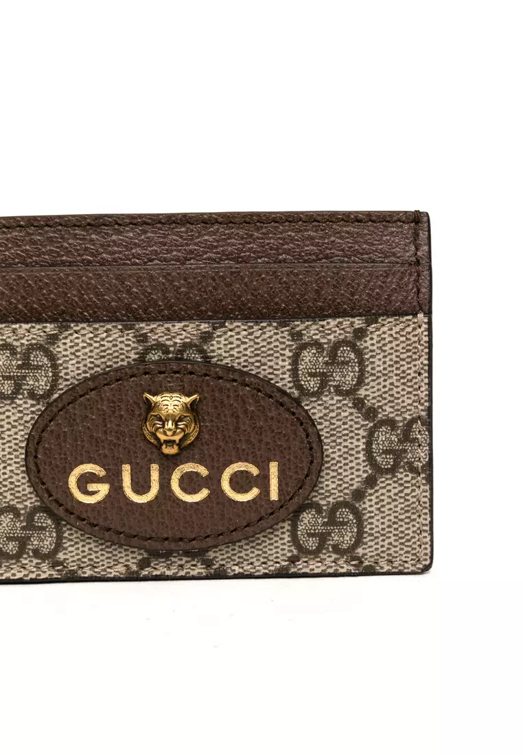 Buy Gucci Gucci GG Supreme Canvas Card Holder 2024 Online ZALORA