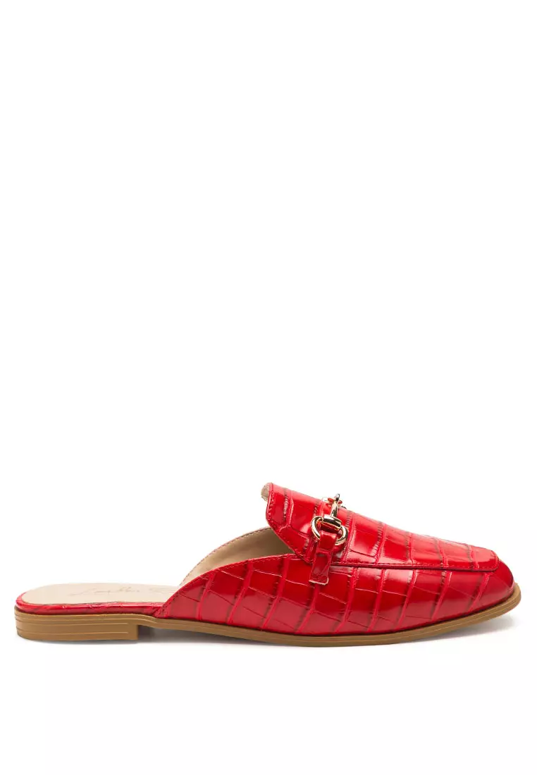 Red hot sale gucci mules