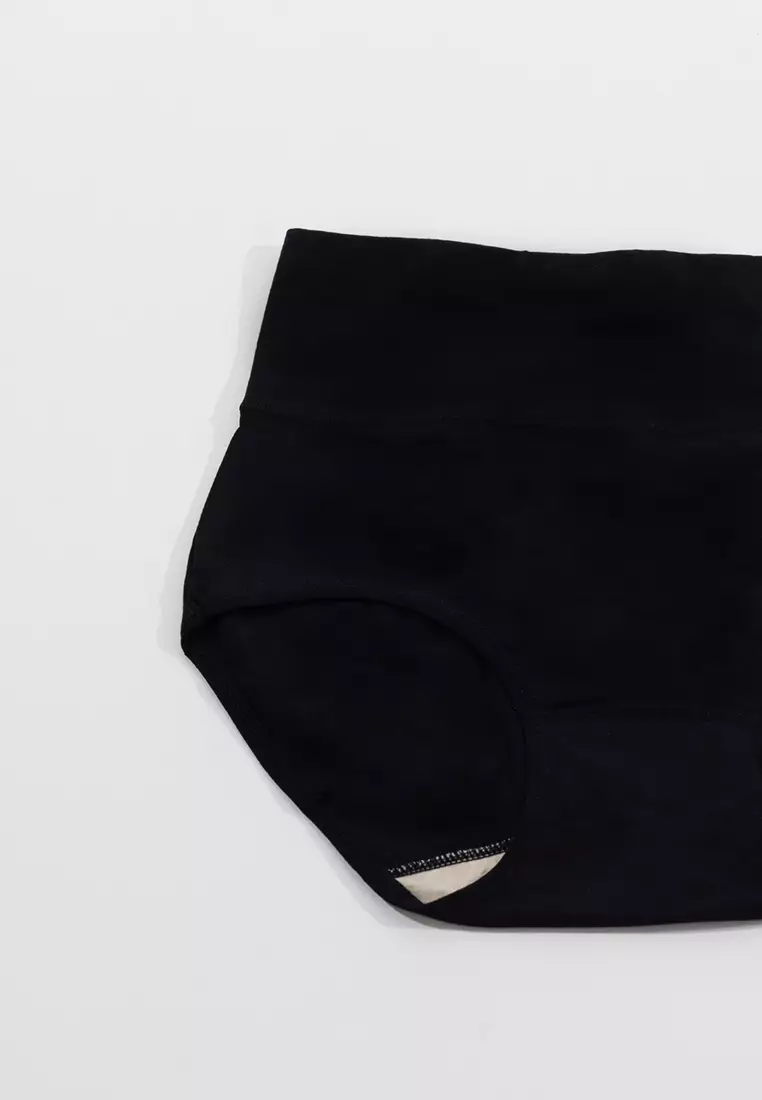 Buy Jellyfit 3 Pack High Waist Tummy Control Panties Belly Bikini Black  2024 Online
