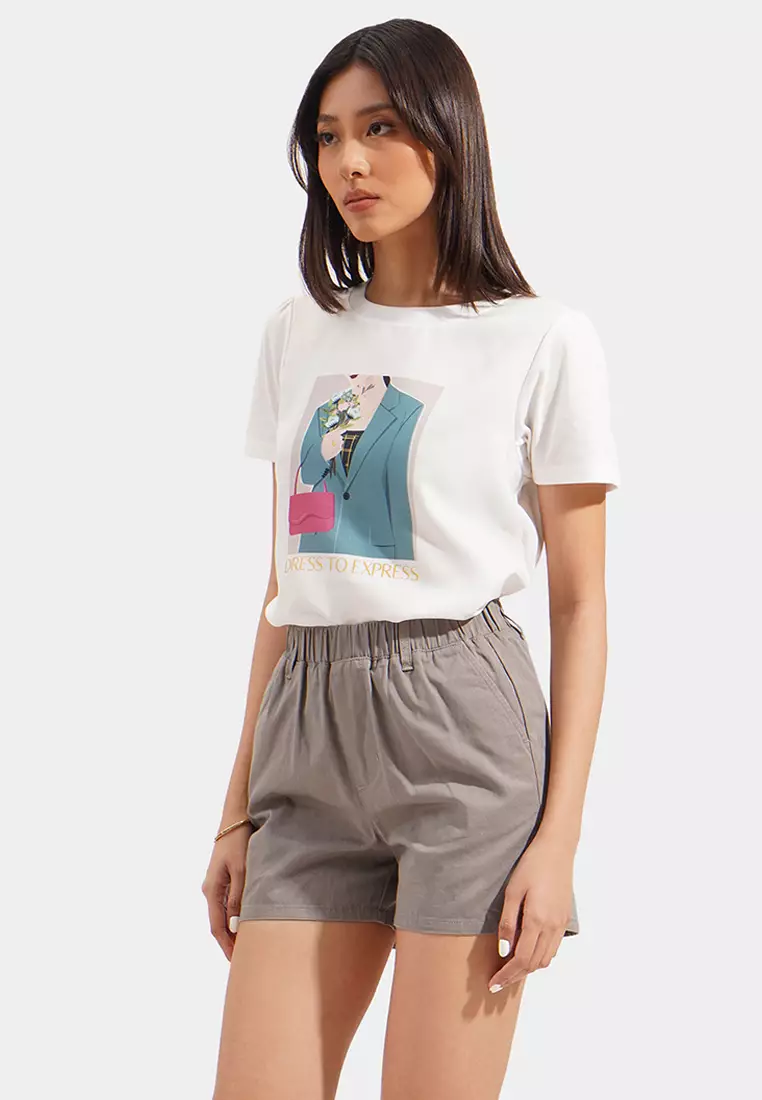 Buy ForMe Dress To Express Graphic Tee 2024 Online ZALORA