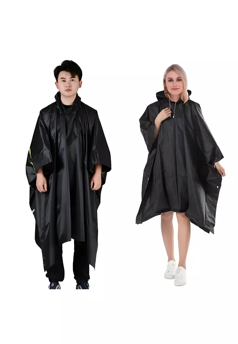 EVA Poncho Raincoat Length:1m Width:1.5m – Navy Blue