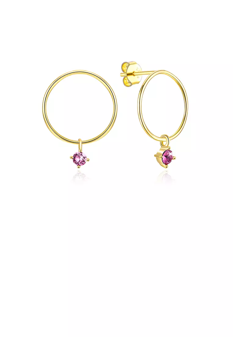 Gold plated cheap silver earrings