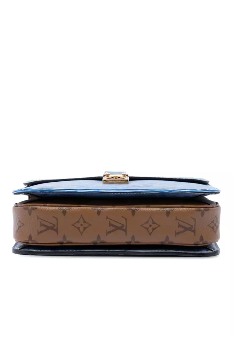 Pre-Loved Louis Vuitton Epi Denim And Reverse Monogram Pochette Metis