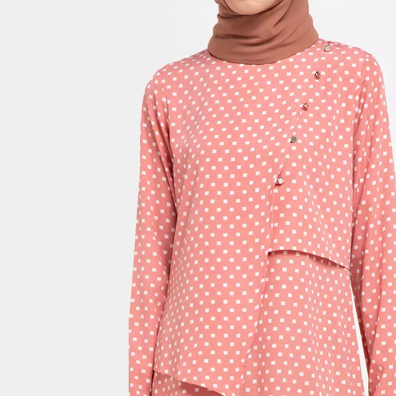 Kirvi Tunic In Pink Print