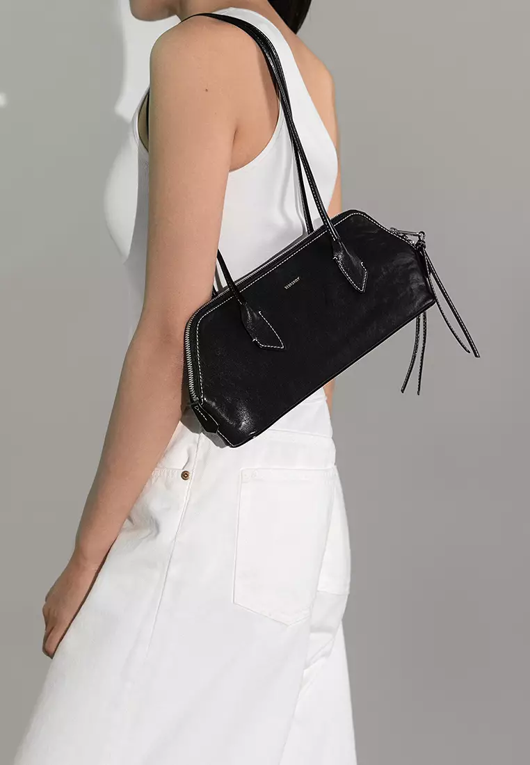 Bashour Baguette Bag - Cacao