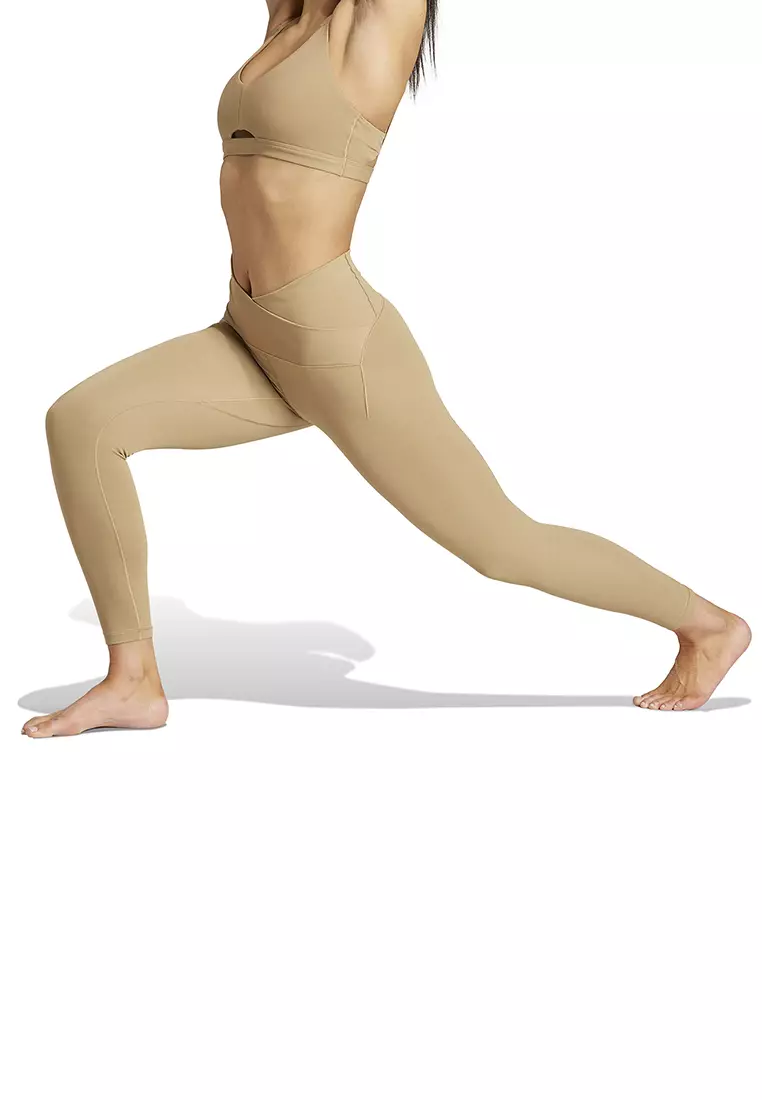 Buy ADIDAS yoga studio luxe crossover waistband 7/8 leggings in Cardboard  2024 Online