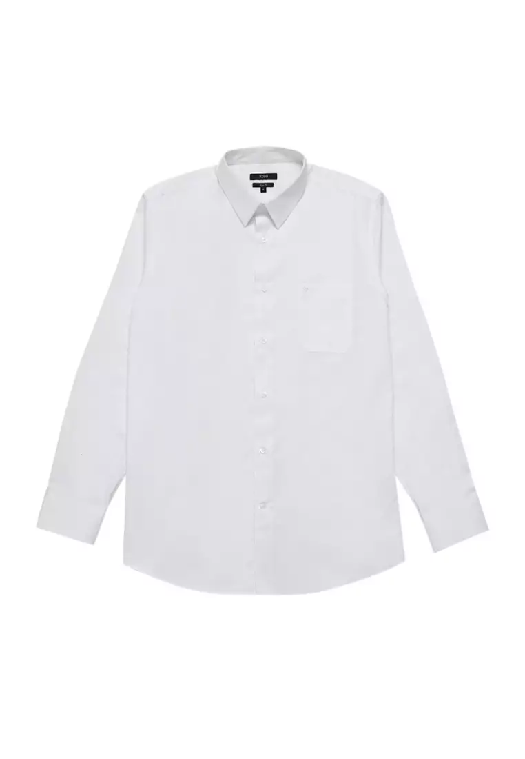 Jobb Geronimo Kemeja Pria Lengan Panjang Slim Fit Putih 3