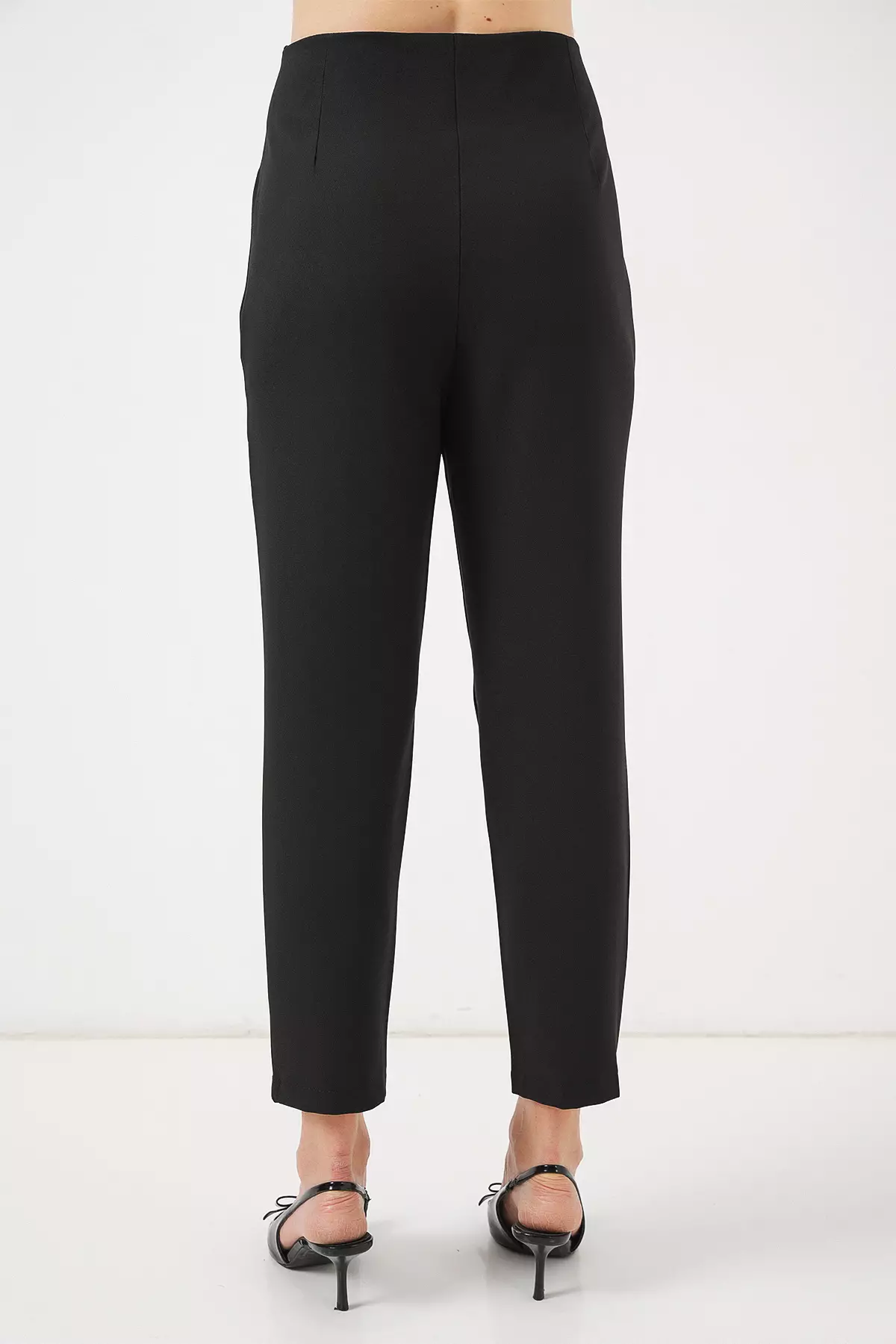 High Waist Ankle Trousers