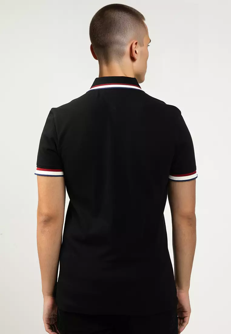 Cuff Interest Slim Fit Polo Shirt - Tommy Mainline