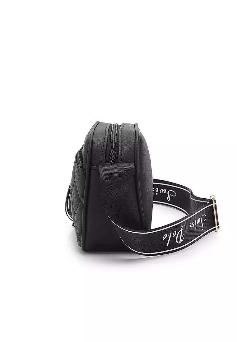 Women's Sling Bag / Crossbody Bag - Black