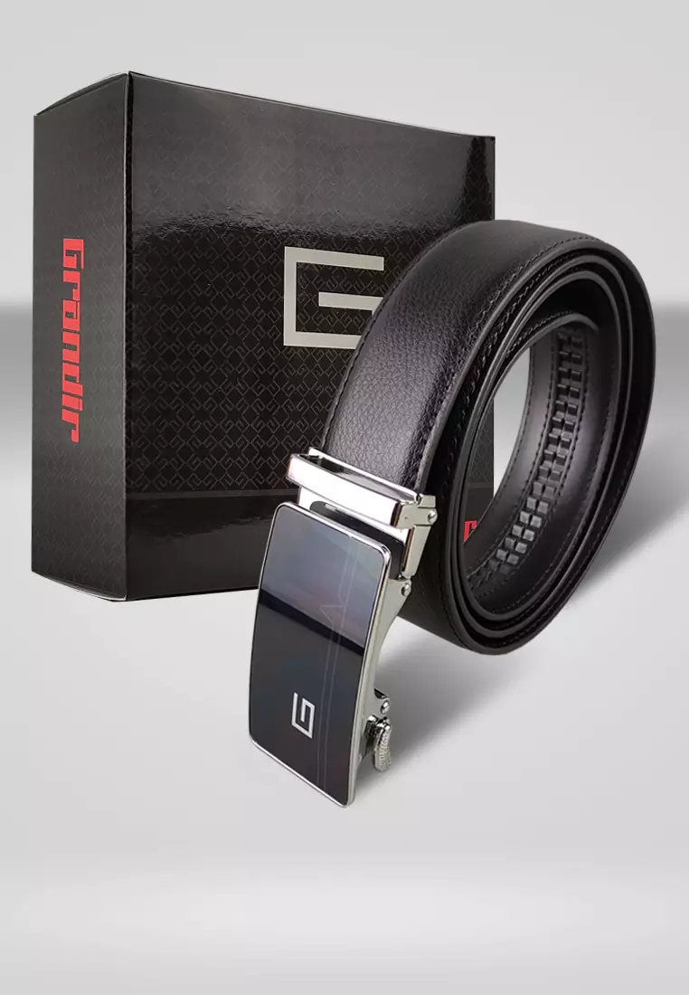 Grandir Ikat Pinggang Pria Kulit Sintetis Premium Sabuk Gesper Men Belt A