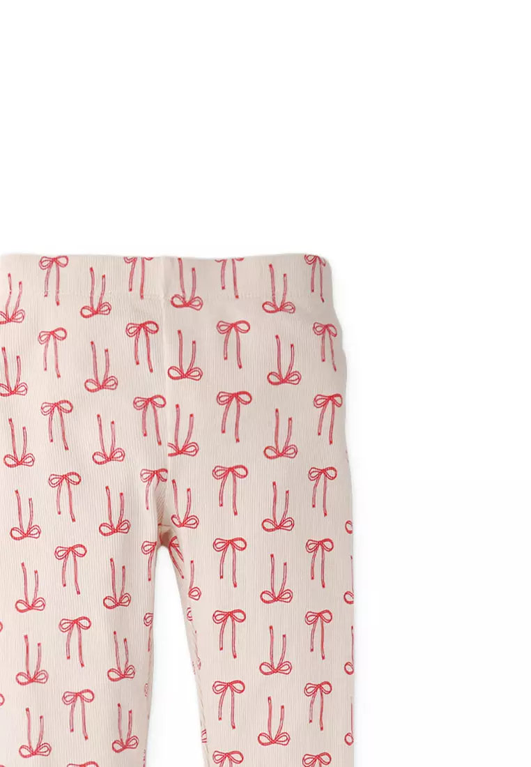 Lulu Leggings with All-Over Bow Print