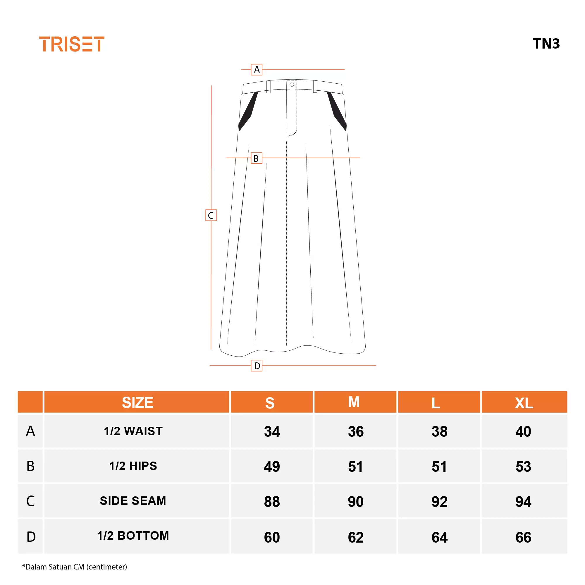 Triset Casual Skirt Wanita - TN301080119