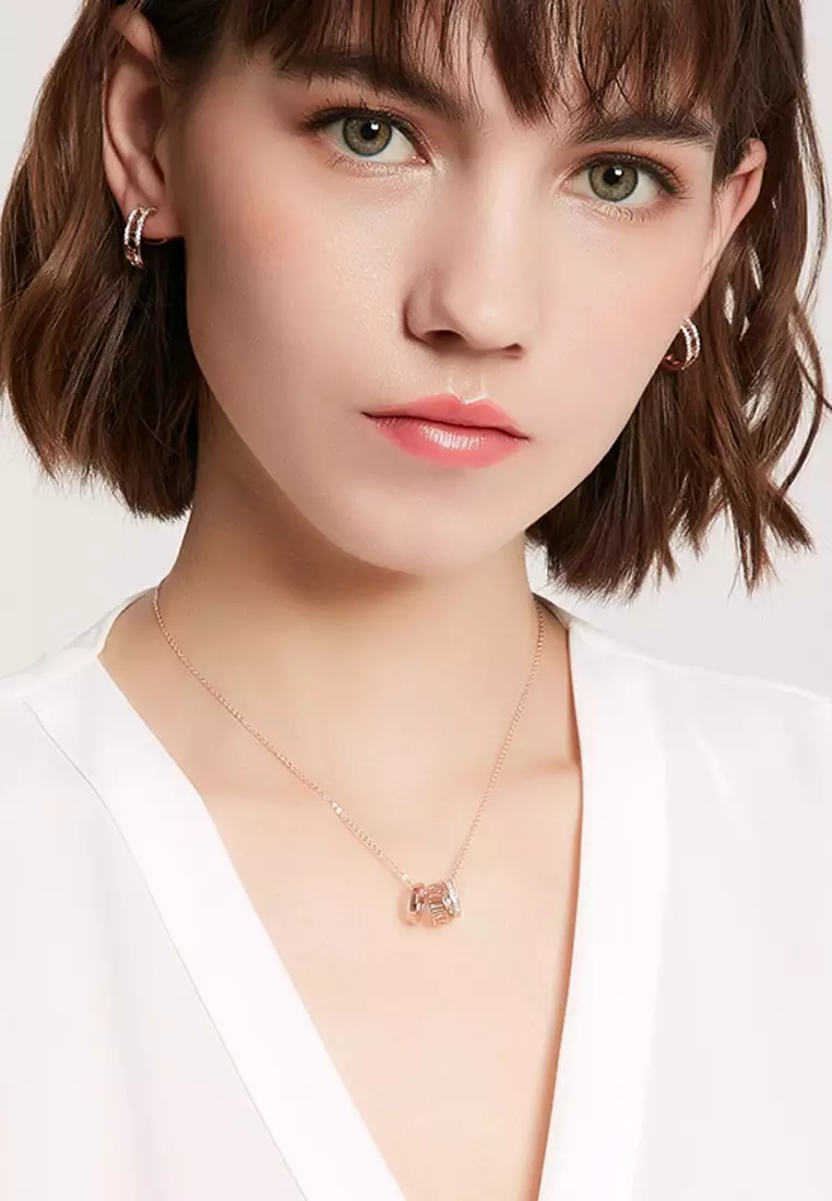 Faith三環流動吊墜項鍊