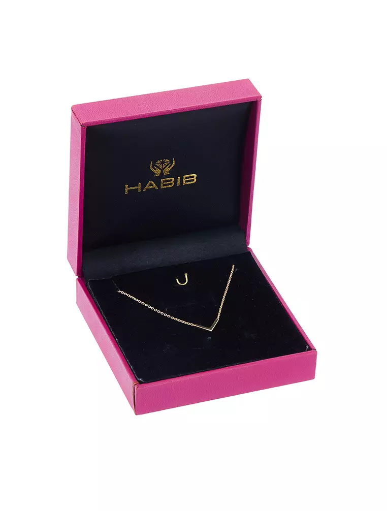 HABIB 750/18K Yellow Gold Necklace CJ-6-CL MNL02(18Y)