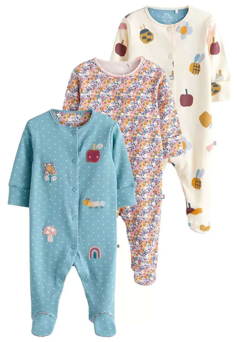 Character Baby Sleepsuit 3 Pack