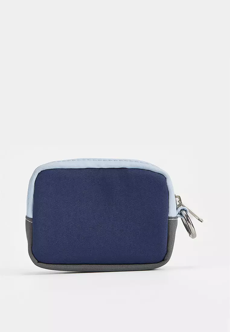 Nylon Color Blocking Coin Purse
