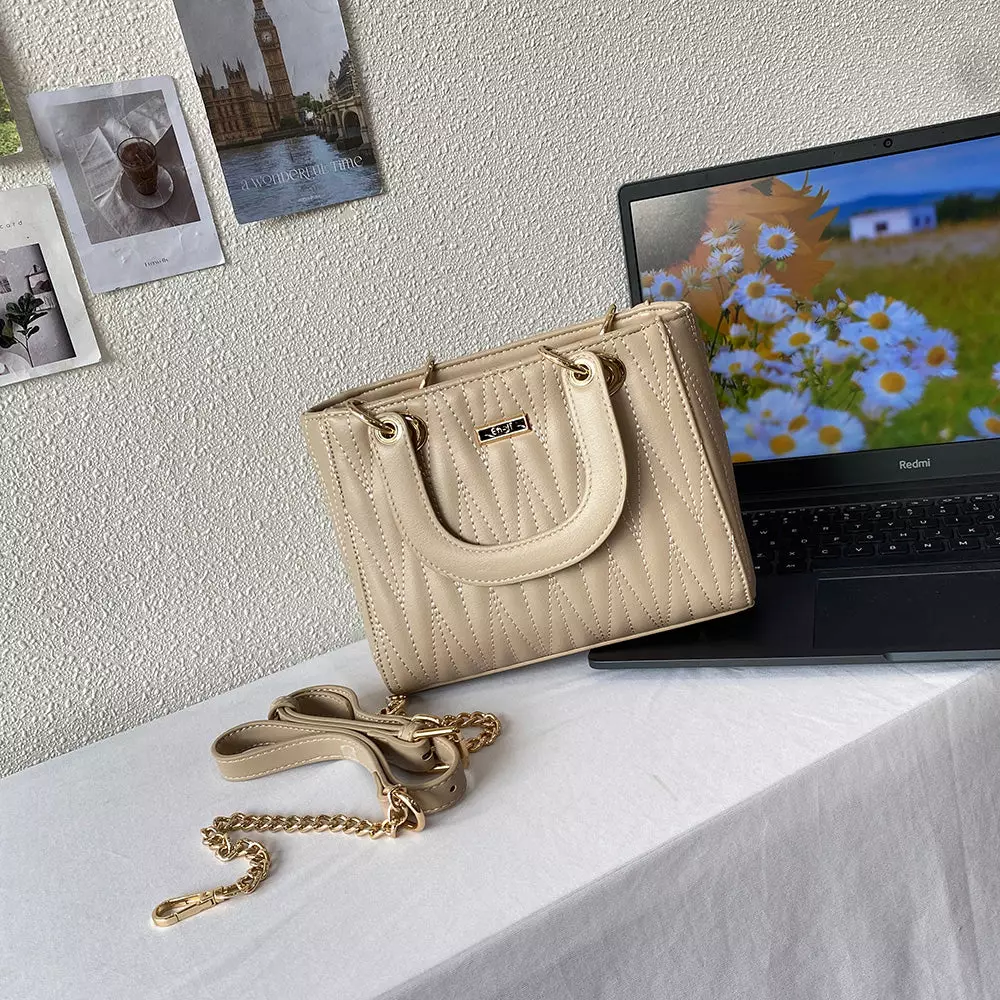 En-ji Seora Handbag - Khaki